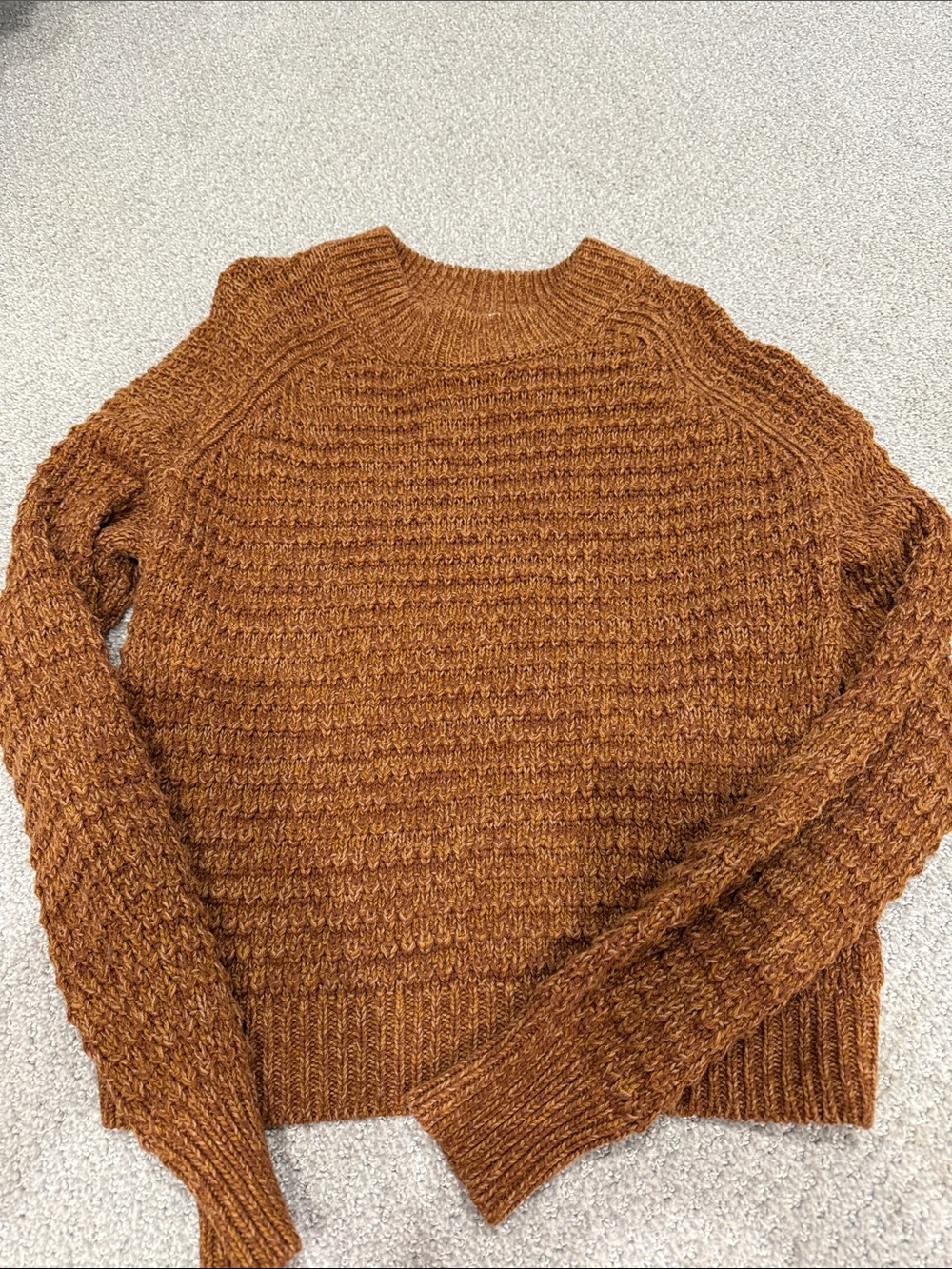 Universal Thread Women's Crewneck Sweater in Rust Brown